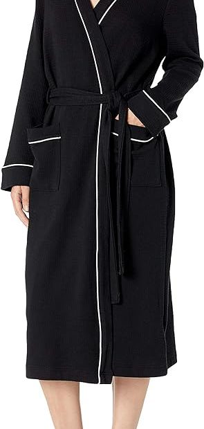 Amazon Essentials Lightweight Waffle Full Length Robe For Women